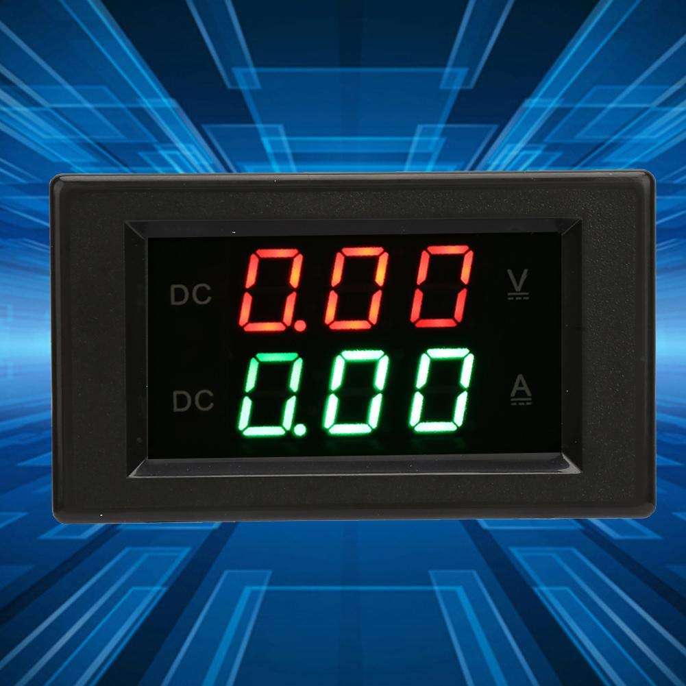 Meter, Voltmeter YB4835VA DC0~100V 20A Display Integrated Voltage Meter DC Meter Used to Monitor The Voltage of The Battery 6