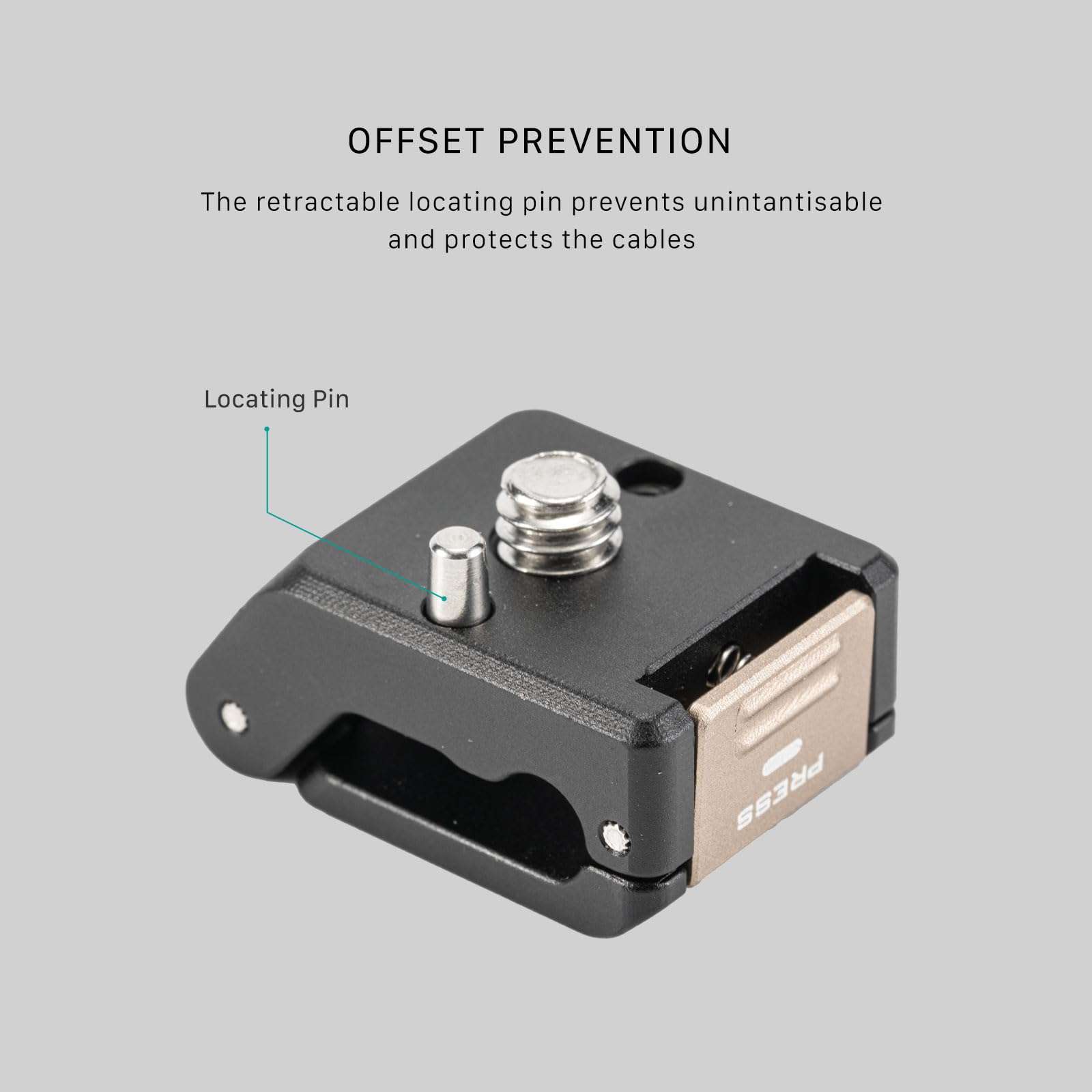 Tilta Universal Cable Clamp for HDMI/SDI/Microphone Cable (2pcs), DSLR Camera Cable Lock Mount Support 4-6mm Cables | TA-UCC-P-B 6