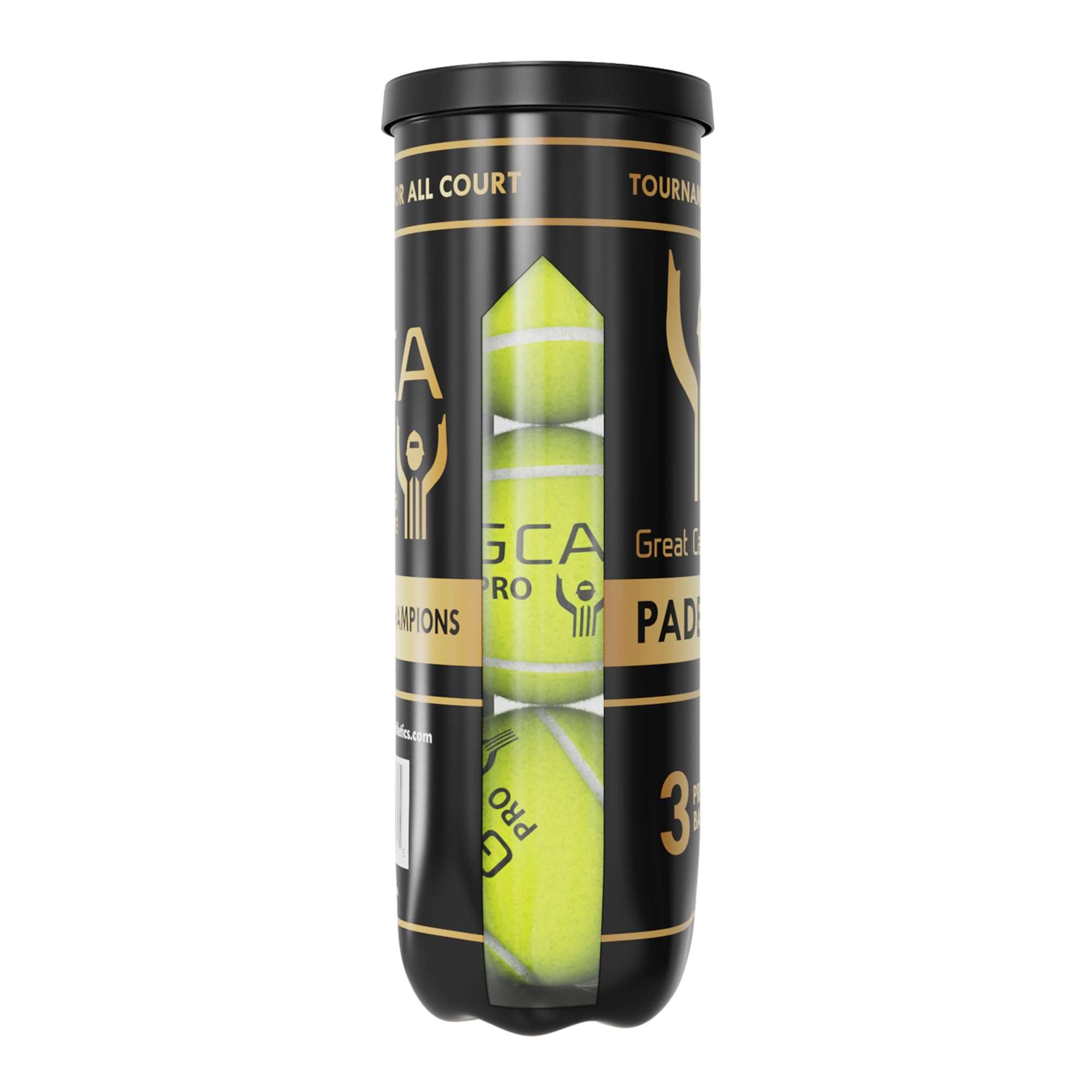 Great Call Athletics | Padel Pro Balls | Professional Tournament Quality | 3 Ball Can Pressurized Performance Game for Racket (24) 6
