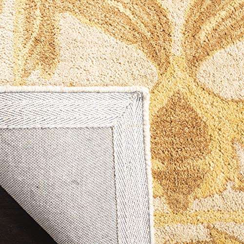 SAFAVIEH Anatolia Collection Accent Rug - 2' x 3', Beige & Gold, Handmade Traditional Oriental Wool, Ideal for High Traffic Areas in Entryway, Living Room, Bedroom (AN541B) 2