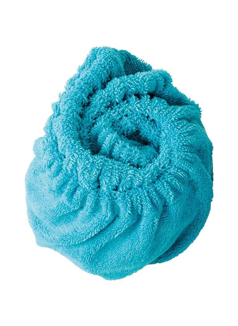 TASSI (Scuba Blue Hair Holder Head Wrap Stretch Terry Cloth, The Best Way To Hold Your Hair Since...Ever! 1