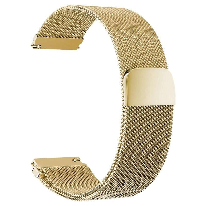 Colorcase Smart Watch Strap Compatible with Titan Smart Mirage Smart Watch - Mangetic Mesh Chain Strap -Gold 1