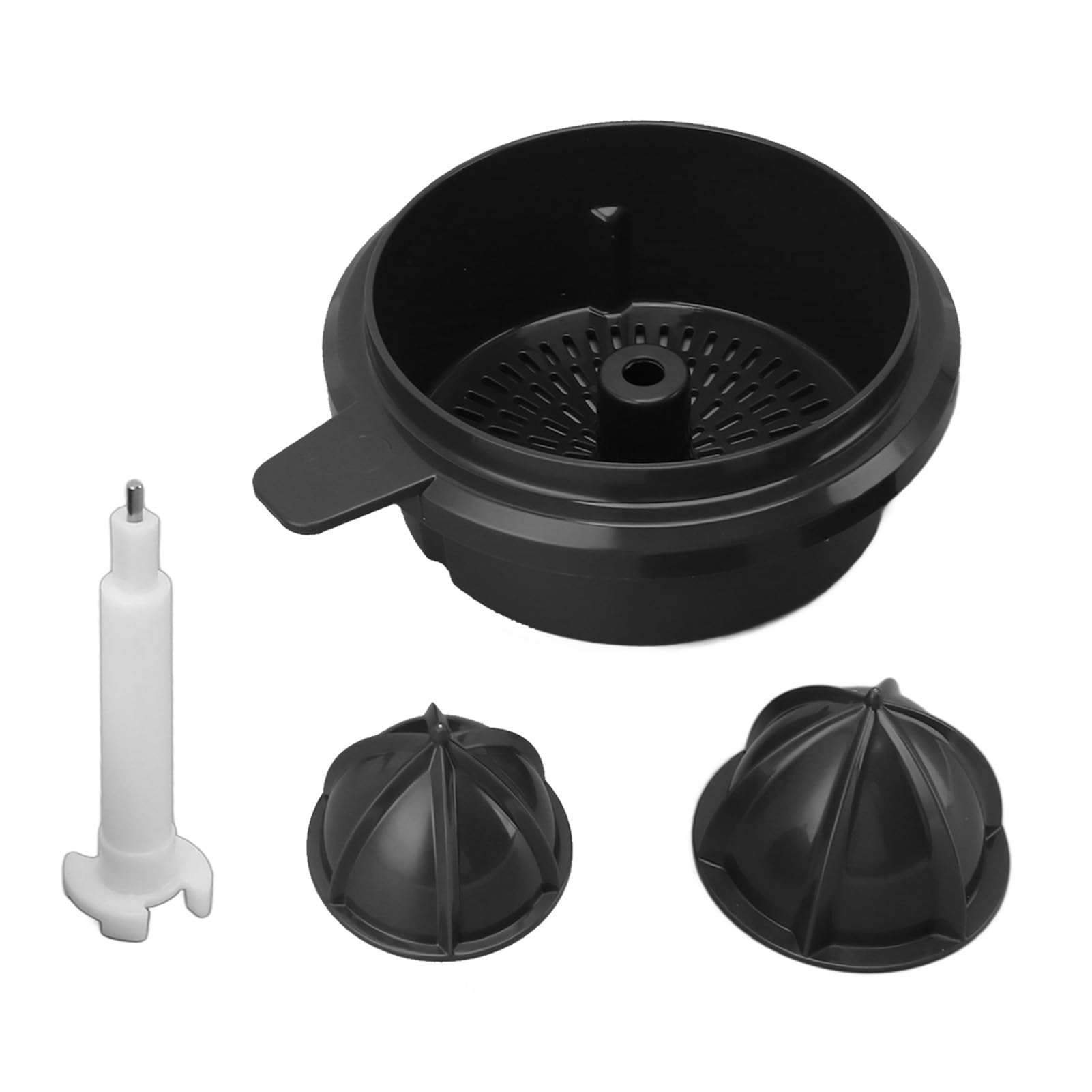 Juicer Orange Press Strainer Basket Kit with Press Cone ABS Plastic Juicing Machine Parts Accessories Compatible for Thermomix 1