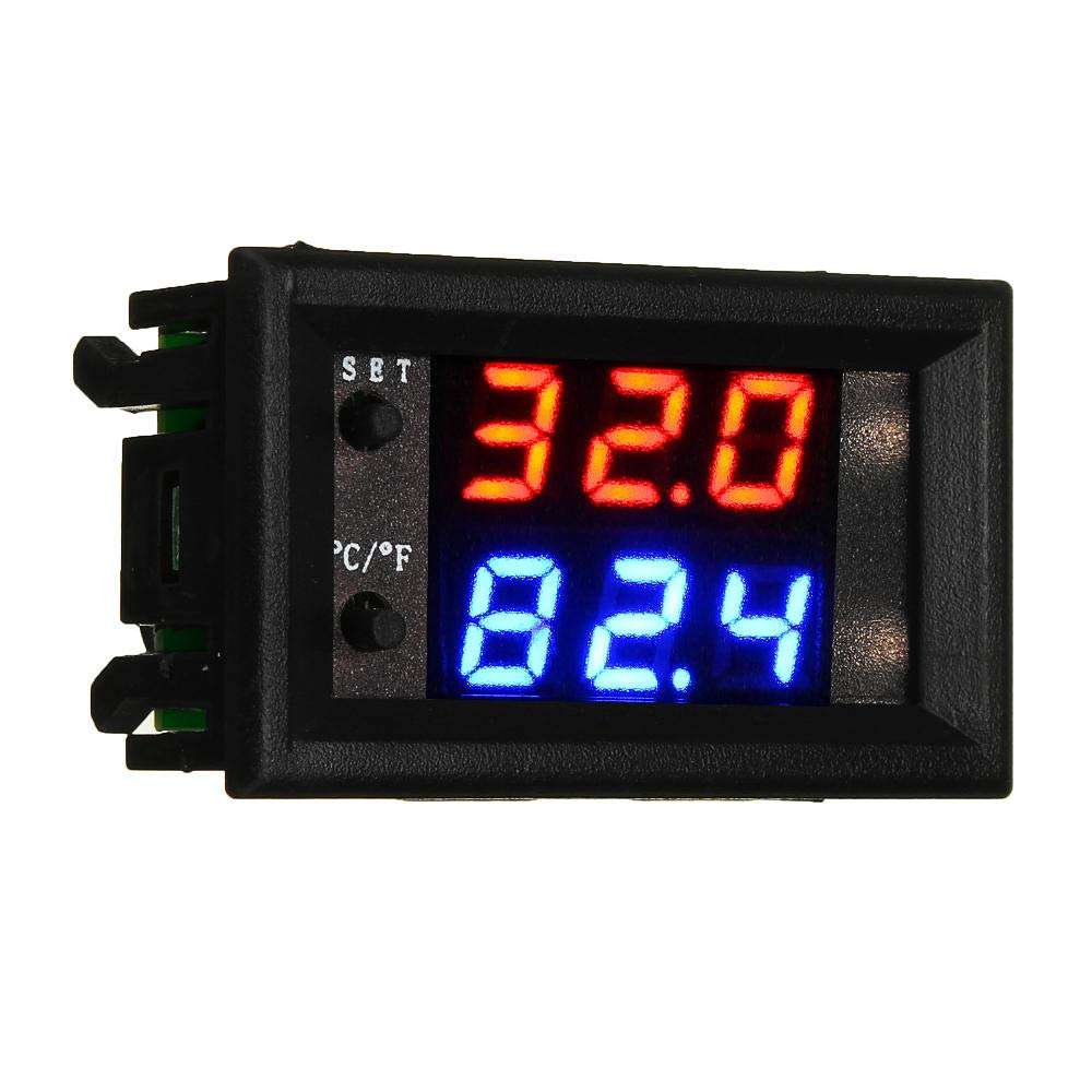 ZJYSM W2809 W1209WK DC12V Digital LED Thermostat Temperature Controller Module Impudent Temp Sensor Board with Raincoat NTC Sensor 1