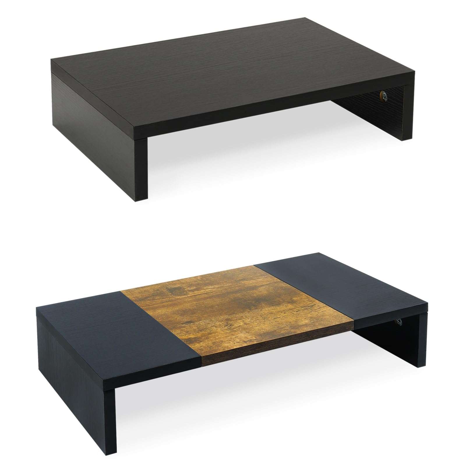 TEAMIX 20 Inch and 14.2 inch Desktop Monitor Stand Riser Printer Stand for Desk Organizer.