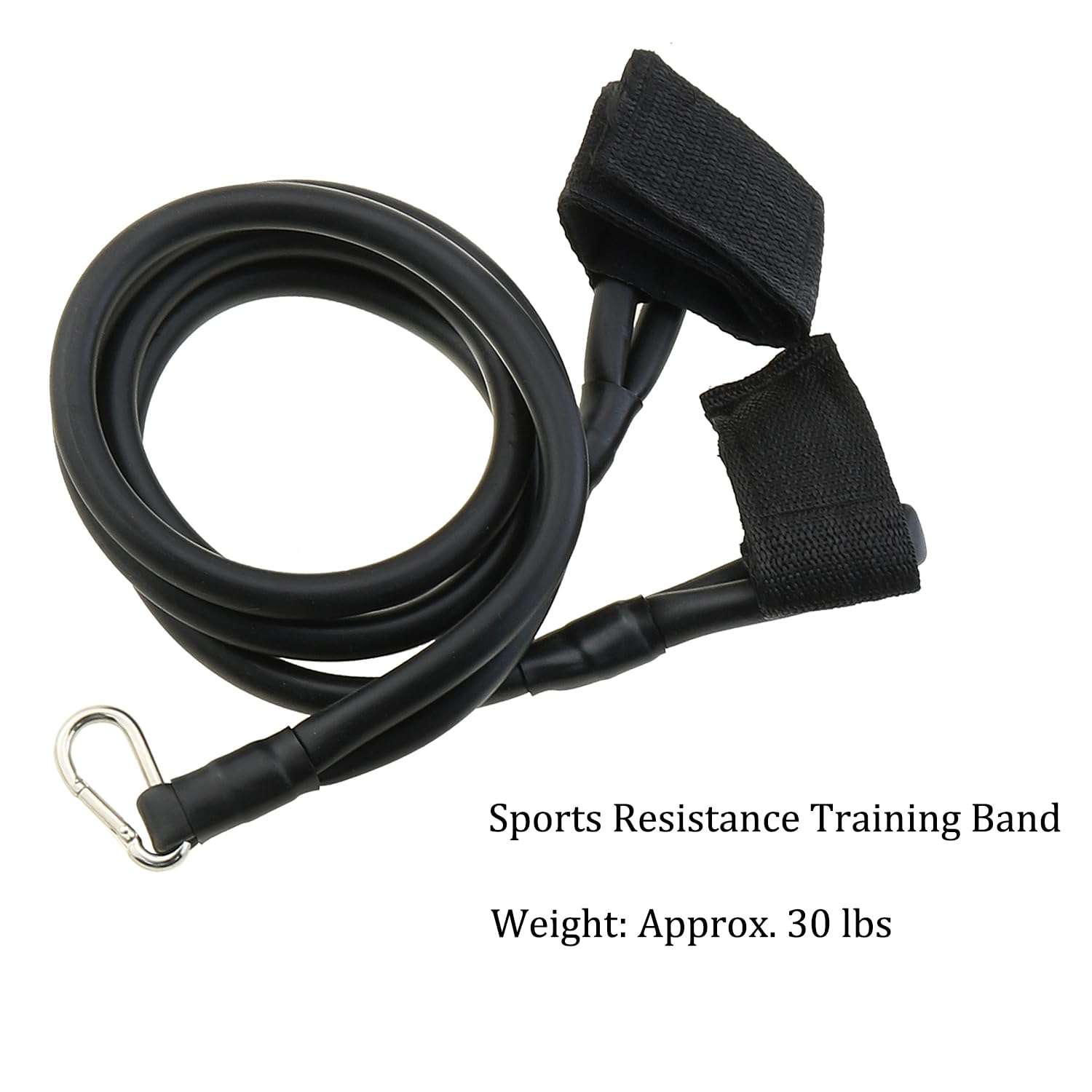 ZZHXSM Baseball Training Band Sports Resistance Band Arm Strength Training Softball Baseball Pitching Training Equipment for Teens Adults (30 lbs, Black) 3