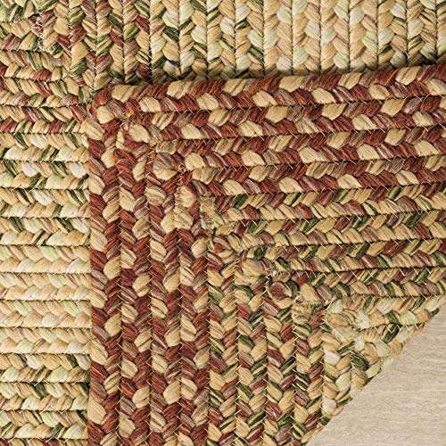 SAFAVIEH Washable Rug Braided Collection - 2'3" x 6' Runner, Rust & Multi, Weather Resistant & Easy Cleaning, Ideal for Entryway, Patio, Kitchen, Mudroom (BRD303A) 4