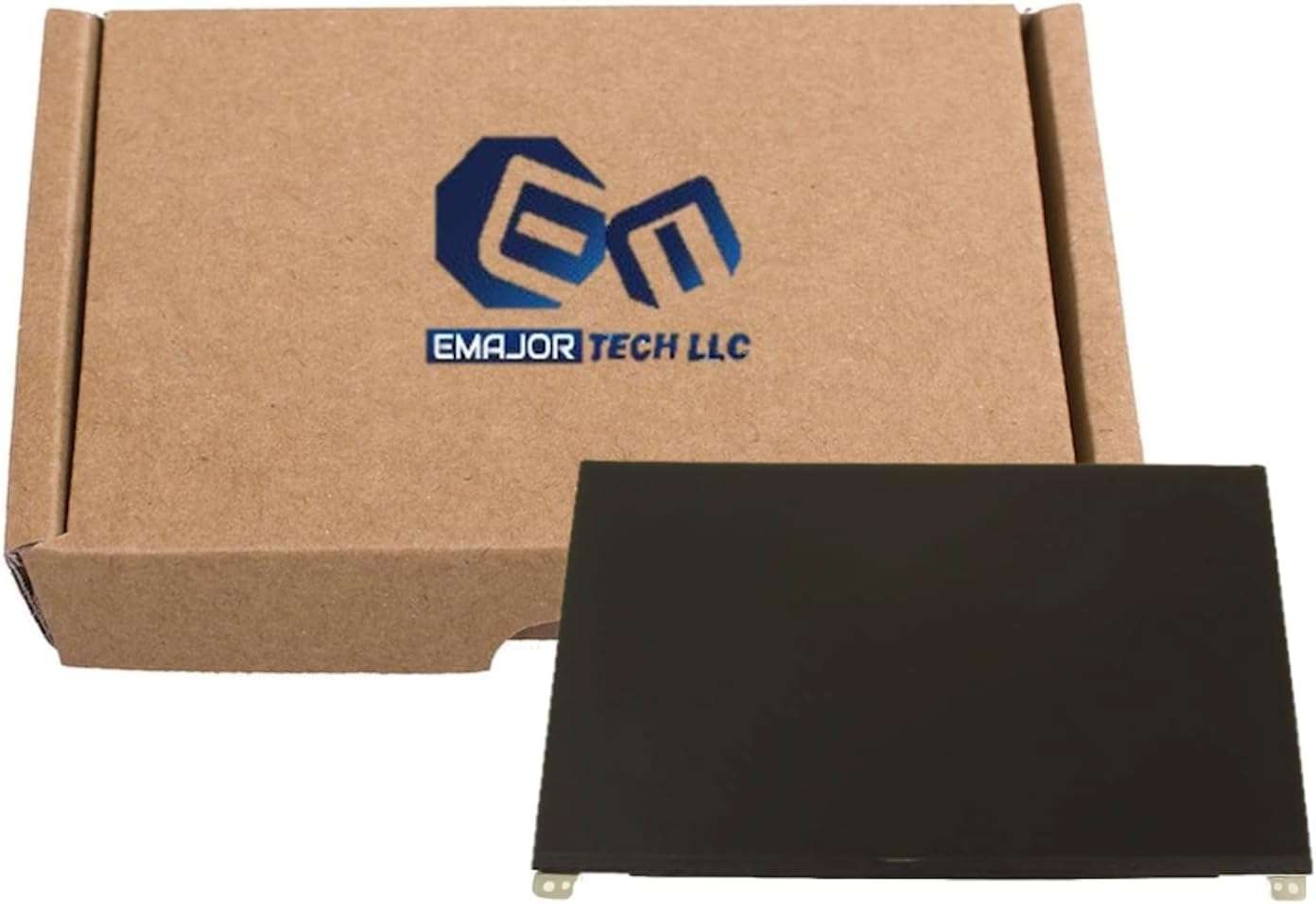 EM EMAJOR TECH New Screen Replacement for Dell DP/N 0937MP 937MP 1366X768 HD Non-Touch LCD LED Screen Display with Rails Bracket 1