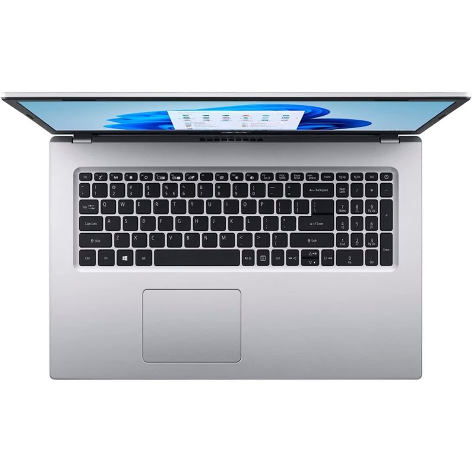 Acer Aspire 3 17.3" HD+ Laptop|Intel Core I3-1115G4|8GB RAM|512GB SSD|11th Gen Intel Core I3|Intel Uhd Graphics|Windows 11 Home|Silver|Webcam Widescreen Display|EAT Mouse Pad 5