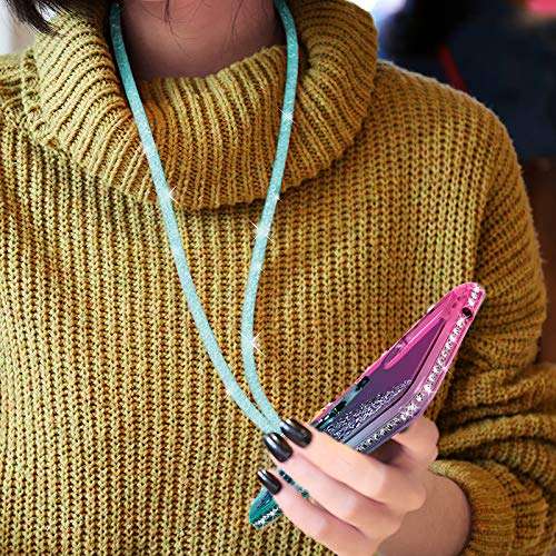 Silverback for Galaxy S10 Lite 2020 /Galaxy A91 Case, Moving Liquid Holographic Sparkle Glitter Case with Kickstand, Girls Women Bling Diamond Ring Protective Case for Samsung S10 Lite -Green 5