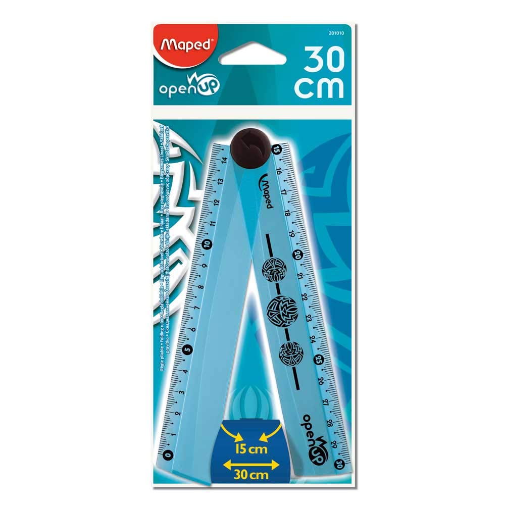 Maped Foldable Ruler Assorted Pattern… (Blue)