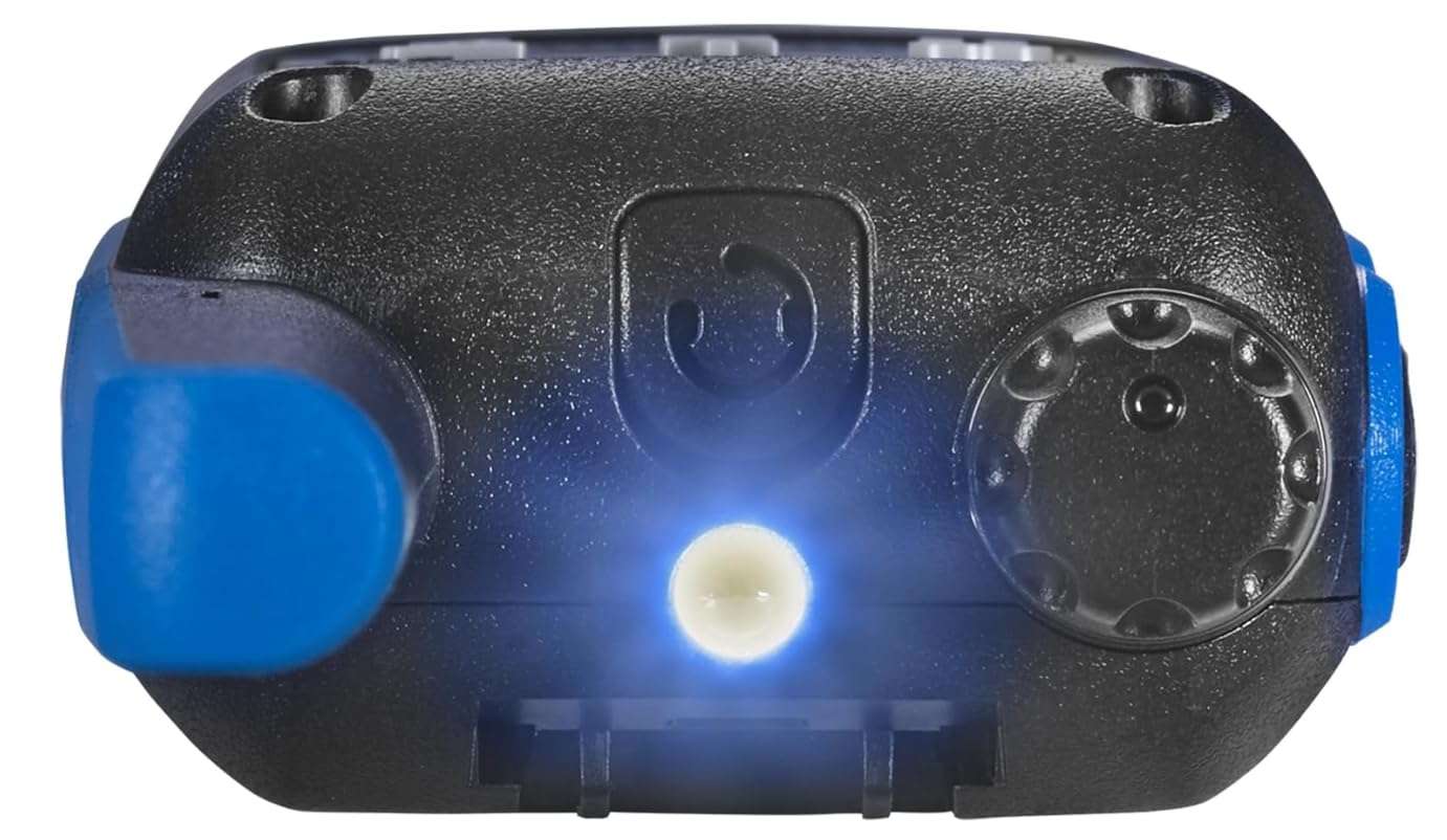 Motorola Solutions, Talkabout T802, Portable FRS Two Way Radio 6 Pack Walkie Talkies Blue/Black 22 Channels 6 PTT Curl Earpieces 4