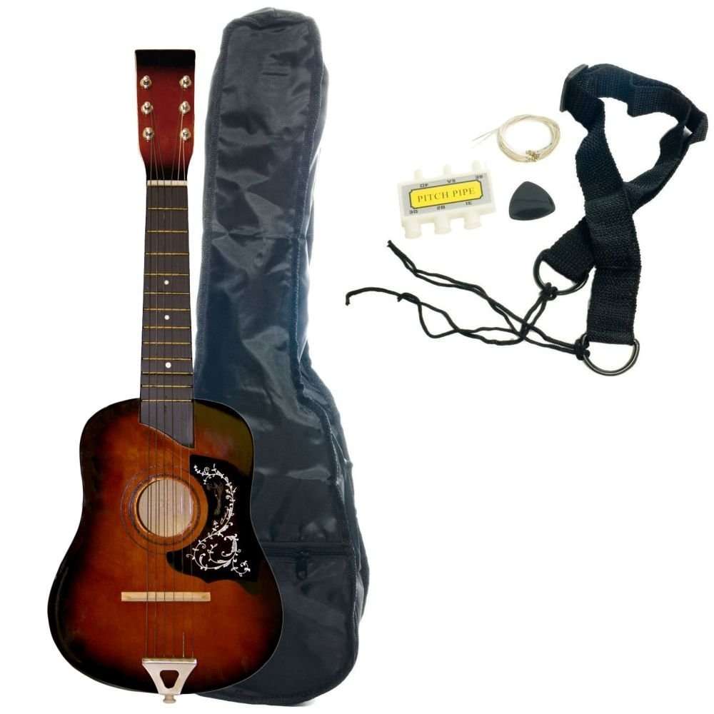 DirectlyCheap 6 String Acoustic Guitar, Pink (000-BT-GA2300-PK) 1