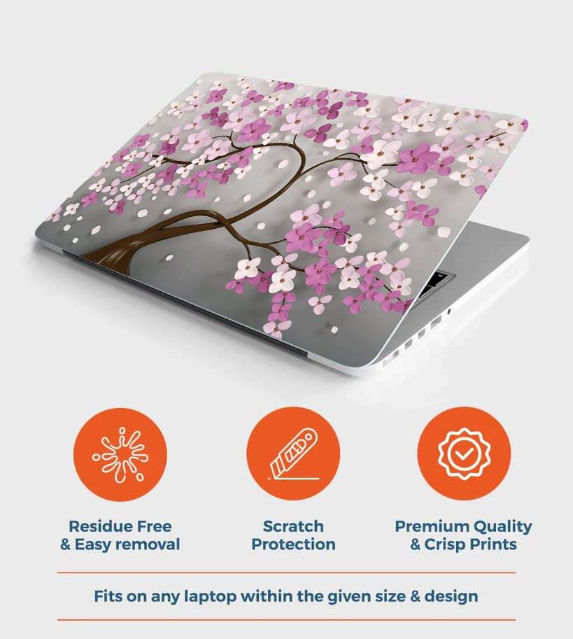 HD Rapid Design Printed Self Adhesive Laptop Skin Decal/Sticker for Asus Lenovo Dell HP Apple Laptop Upto 15.6 Inch which Makes Ultimate Protection and Personalization_03 (Design 05) 6
