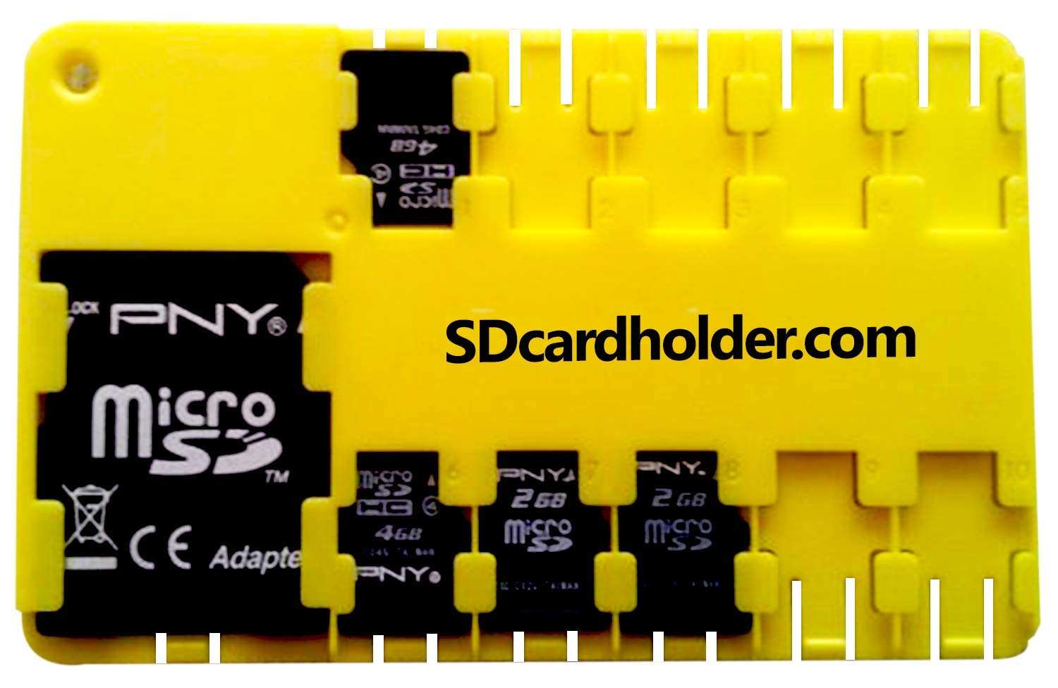 Micro SD card holder - YELLOW 1