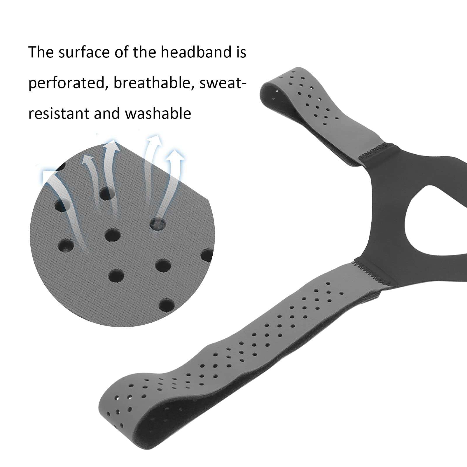 FPV Glasses Strap, Easy Install FPV Glasses Headband for Strap Replacement for FPV(grey) 6