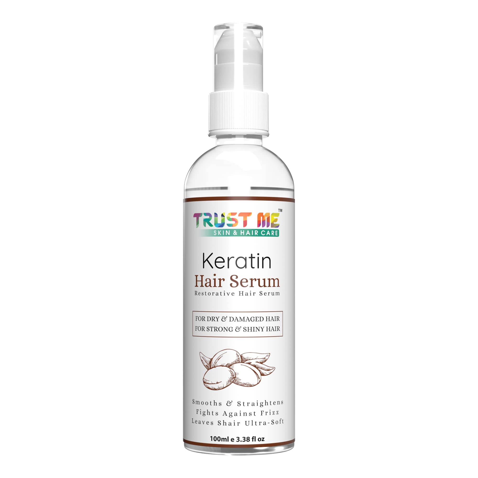 TRUST ME Keratin Smooth Restorative Hair Serum For Strong & Shiny Hair (100 ml) 1