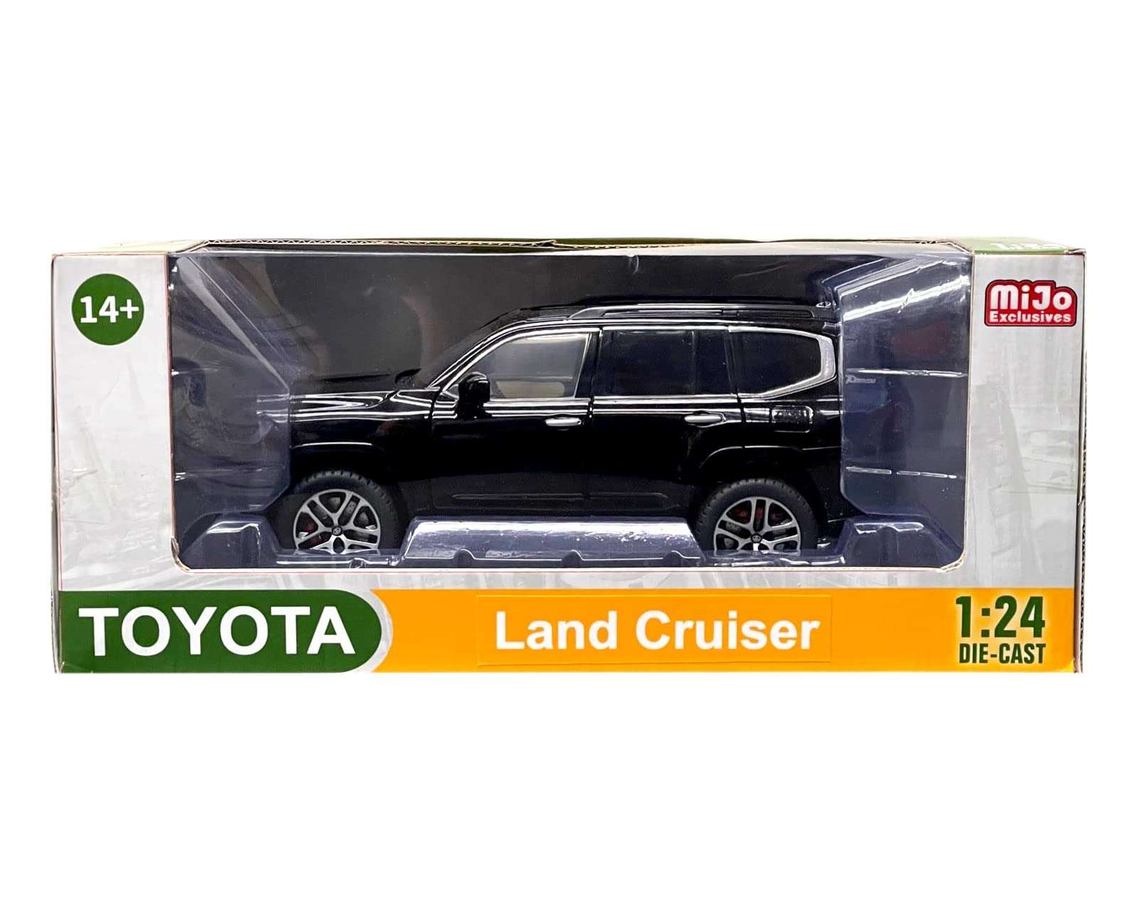 MiJo Exclusives 2023 Toyota Land Cruiser - Black - 1:24 - H08222BK 3