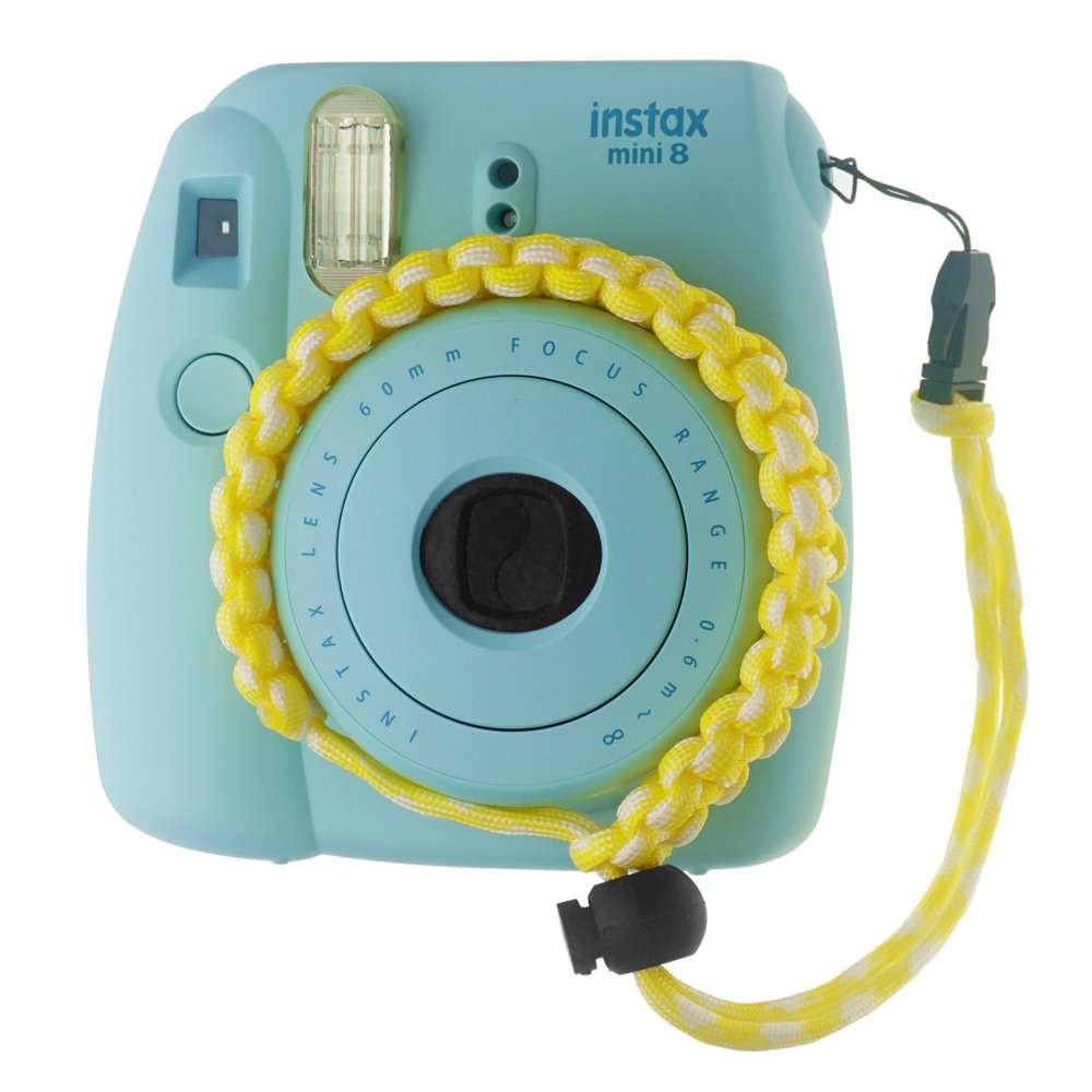 FoRapid 550 Paracord Adjustable Wrist Strap for DSLR, Compact Cameras (YLW/WHT) 6