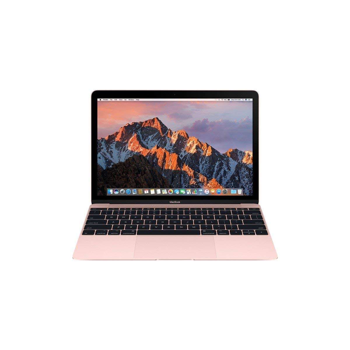 Apple MacBook (Early 2016) 12in Notebook - Intel Core M5-6Y54 1.2GHz Dual-Core, 8GB RAM, 512GB PCI-E SSD, Retina Display, Bluetooth, MacOS 11.4 El Capitan (Rose Gold) (Renewed) 2