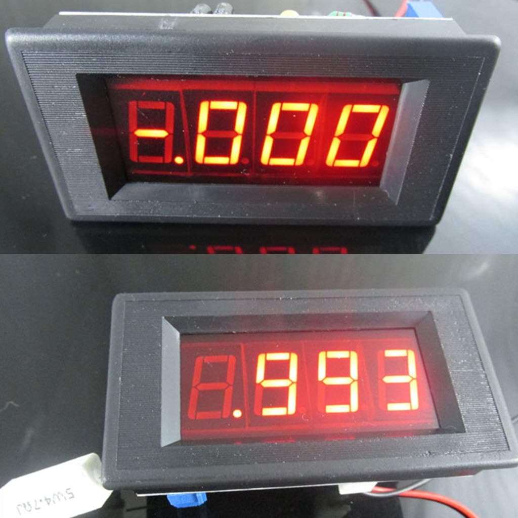 HYROOY Digital Ammeter Module for 5V 35mA Amp Current Meter Set ICL7107 Size 70.6x39mm Suitable for Hobbies Men PCB Plastic 3