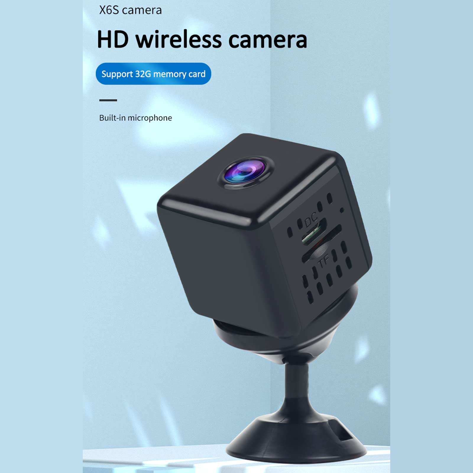 ANXPTIME WiFi Camera 1080P Small Security Video Camera Mini Nanny Cam with Night for Vision Indoor Cameras for Car Home Office 5