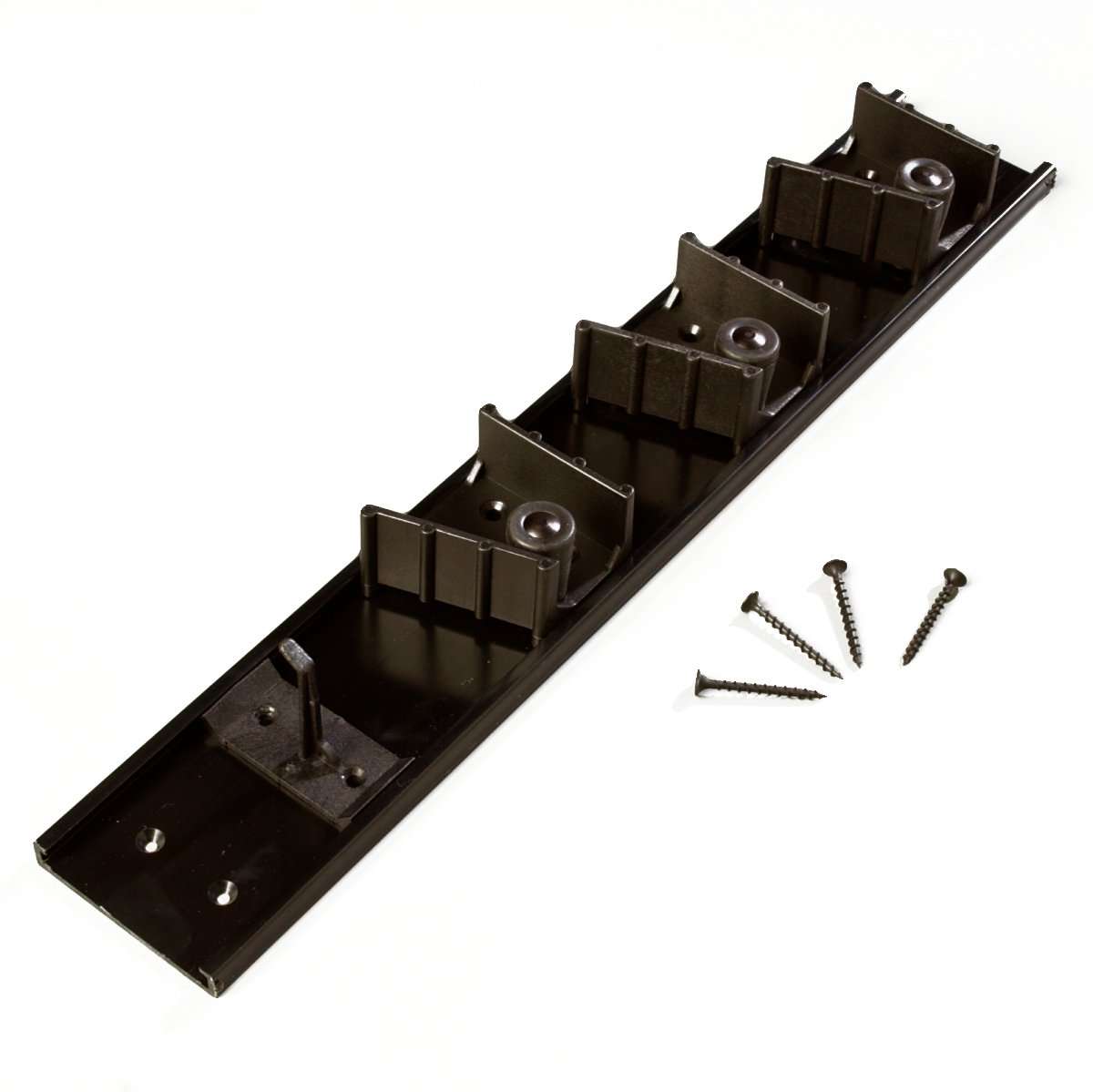 Carlisle 4073100 Flo-Pac Roll N Grip Broom/Brush Holders, Set of 12 (18-Inch, ABS) 4