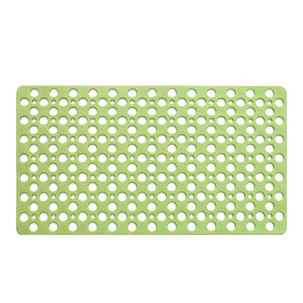 Trendy Retail® Non-Slip Bathroom Shower Mat Suction Cup Bathtub Mat Kitchen Mat Green 1
