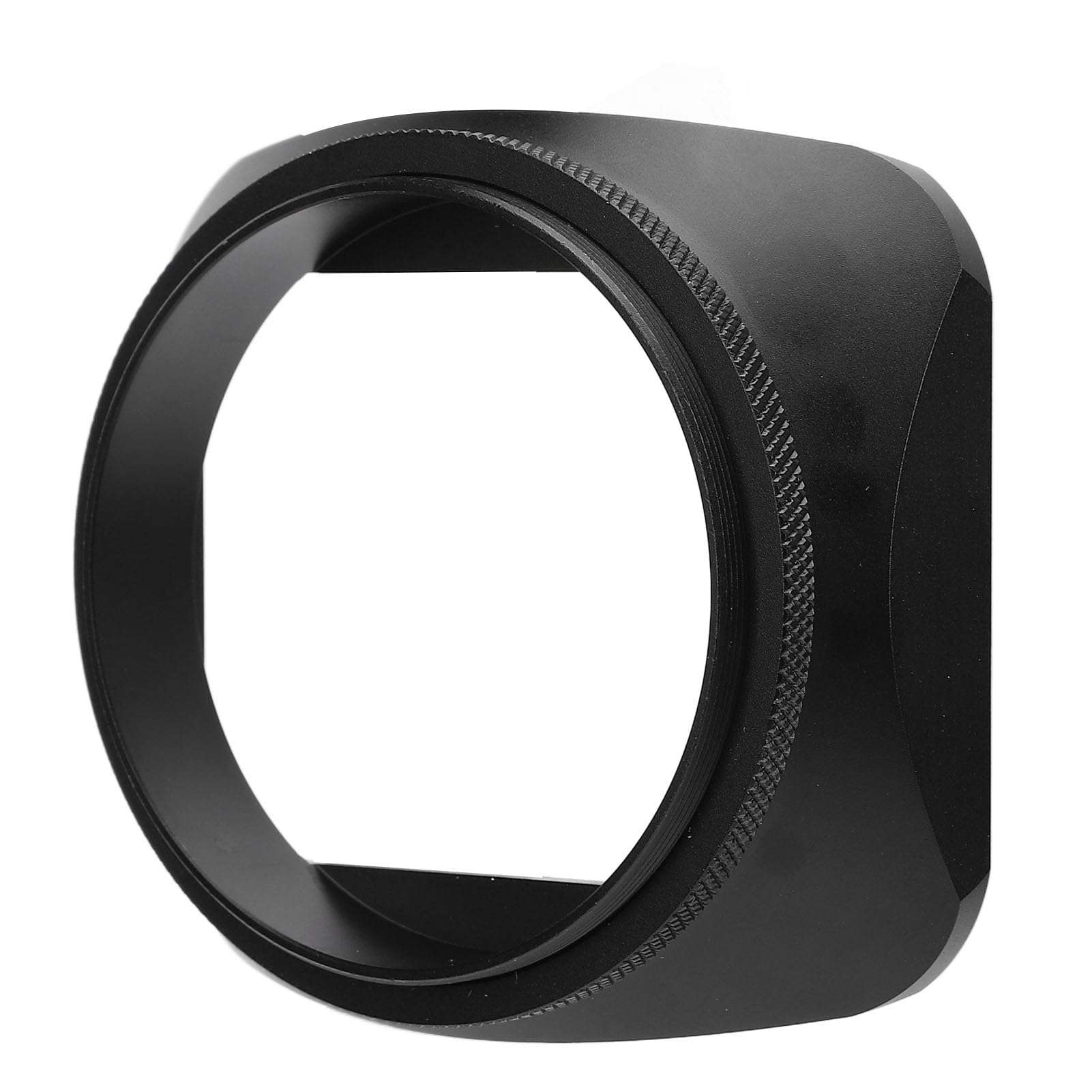 Acouto Square Aluminum Alloy Camera Lens Hood with Lens Cap for 62MM Lenses, Install Black Thread, Shade Accessory 6