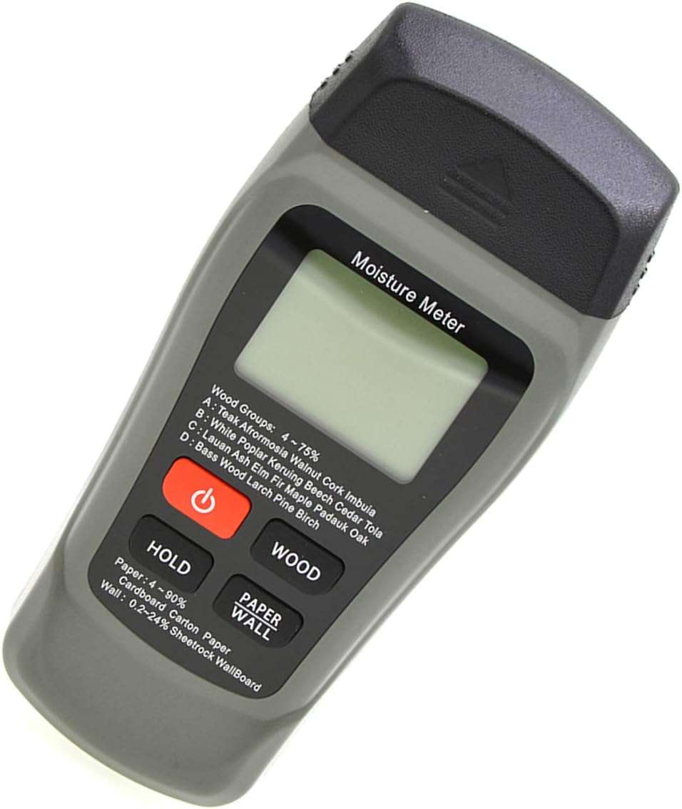 iFCOW Wall Timber Damp Tester, Digital Wood Moisture Meter Paper Humidity Tester Wall Timber Damp Tester 2