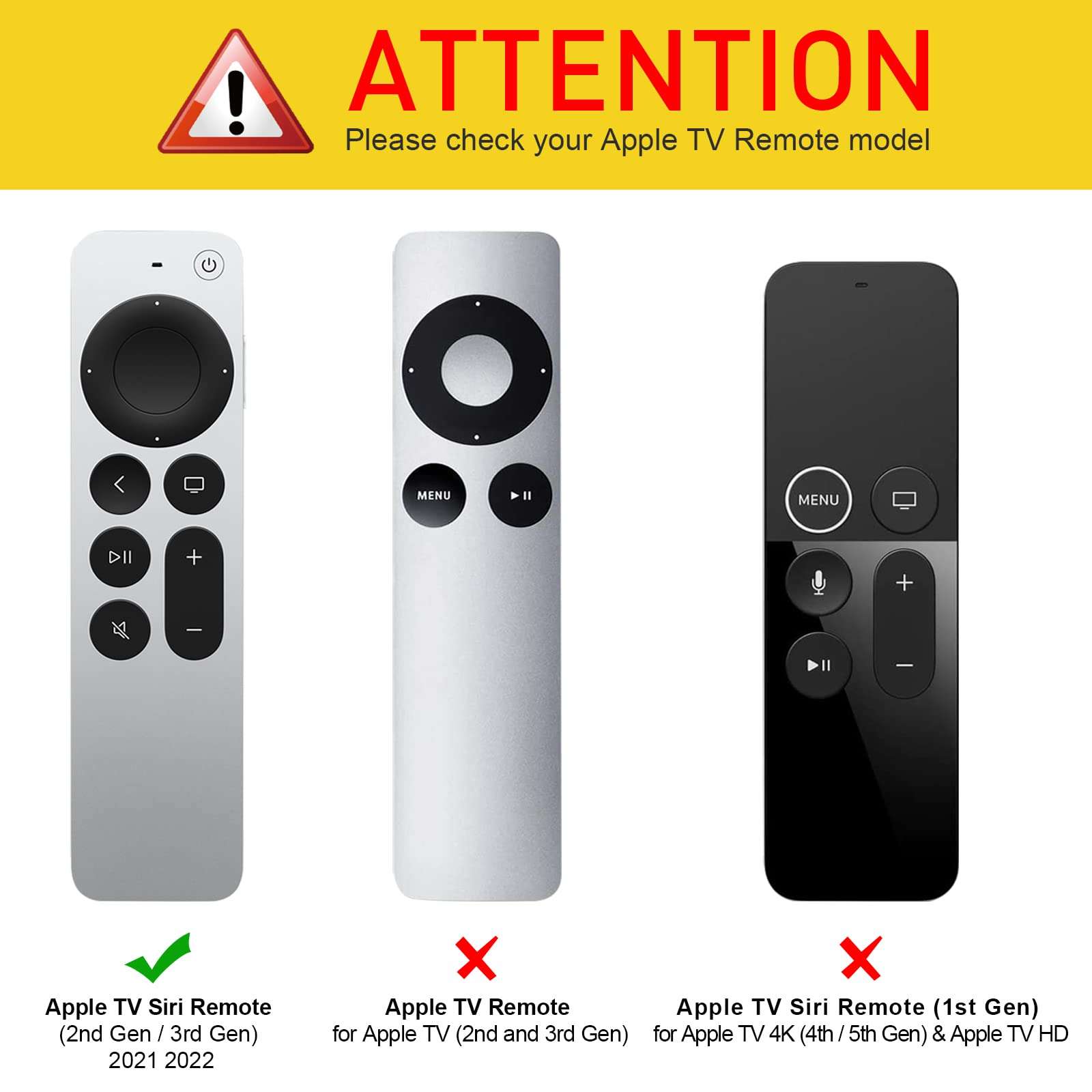 Fintie Bundle: Case for Apple TV 4K / HD Siri Remote Controller (2nd Gen / 3rd Gen) 2021 2022- Honey Comb Lightweight Anti Slip Shockproof Silicone Cover + Remote Holder Bracket Shelf 3