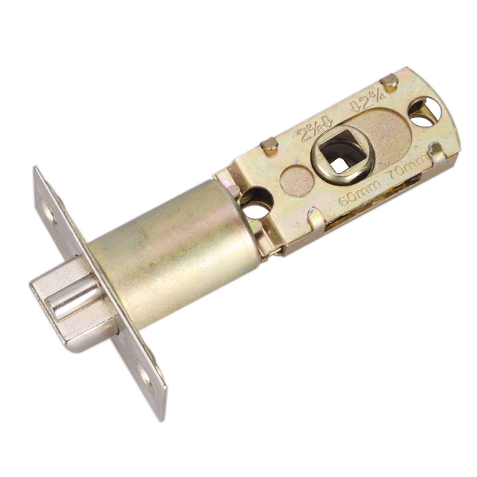 Wave Handle Single Cylinder Keyed Entry Door Lever Lock for Exterior Door with Lock and Key, Reversible for Right & Left Side (Entry- TL001, Satin Nickel) 5