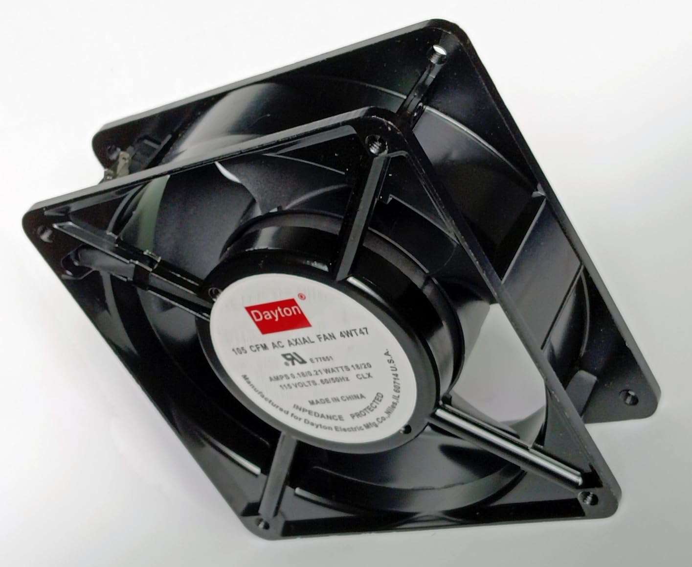 New 4WT47 AXIAL 115V-AC 105CFM 4-11/16in D506793 Cooling Fan 4