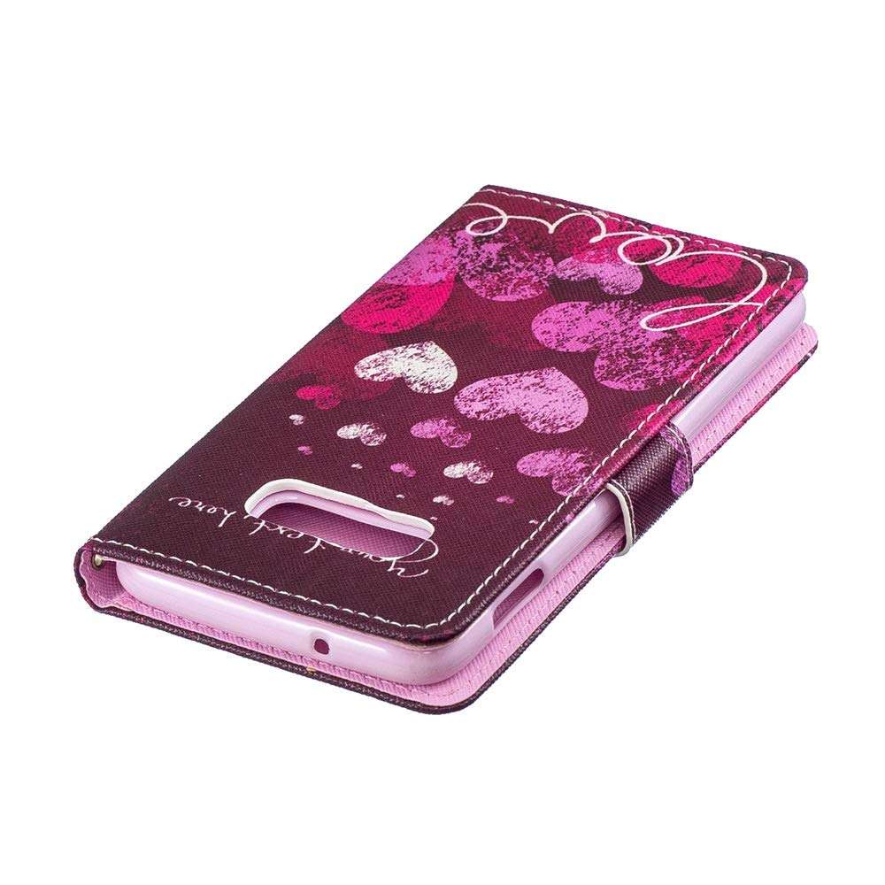 DINGXUEMEI XUEMEI CASE Cell Phone Cases & Covers Letter and Heart Pattern Horizontal Flip Leather Case for Galaxy S10e, with Holder & Card Slots & Wallet 4