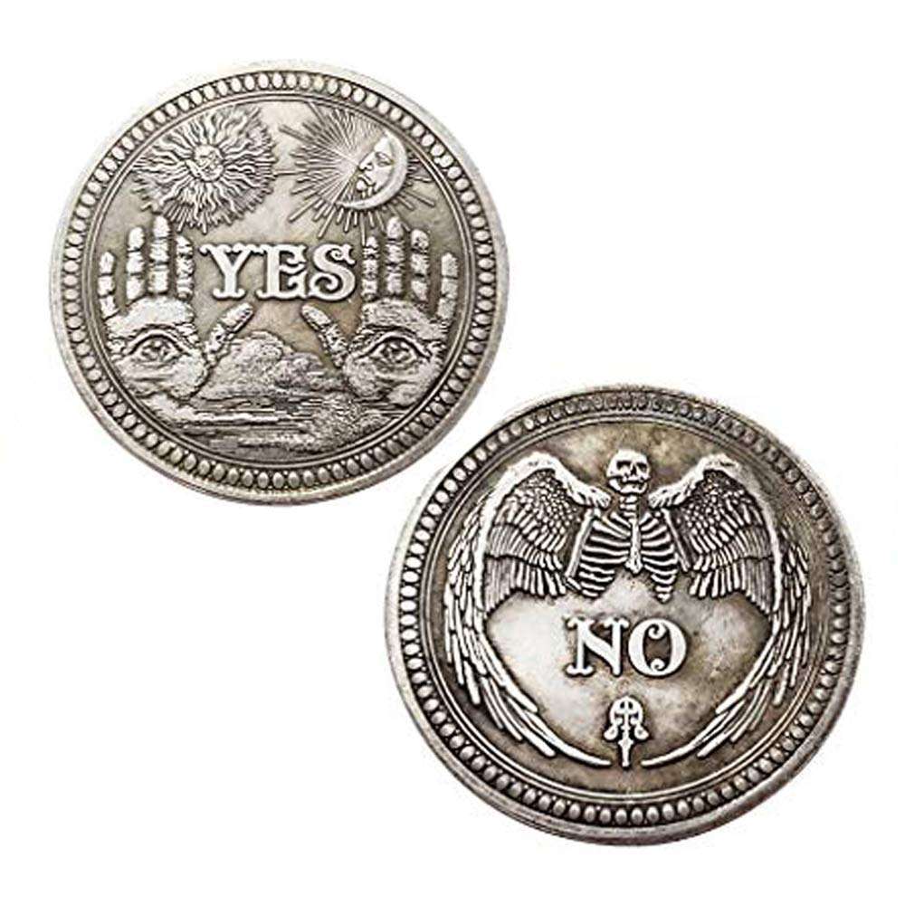 MarshLing Challenge Coin Collectible Coin Yes or No Commemorative Coin - Ornaments Collection Arts Gifts Souvenir Novelty Coin - Challenge Memorabilia Gift Gift Forever 2