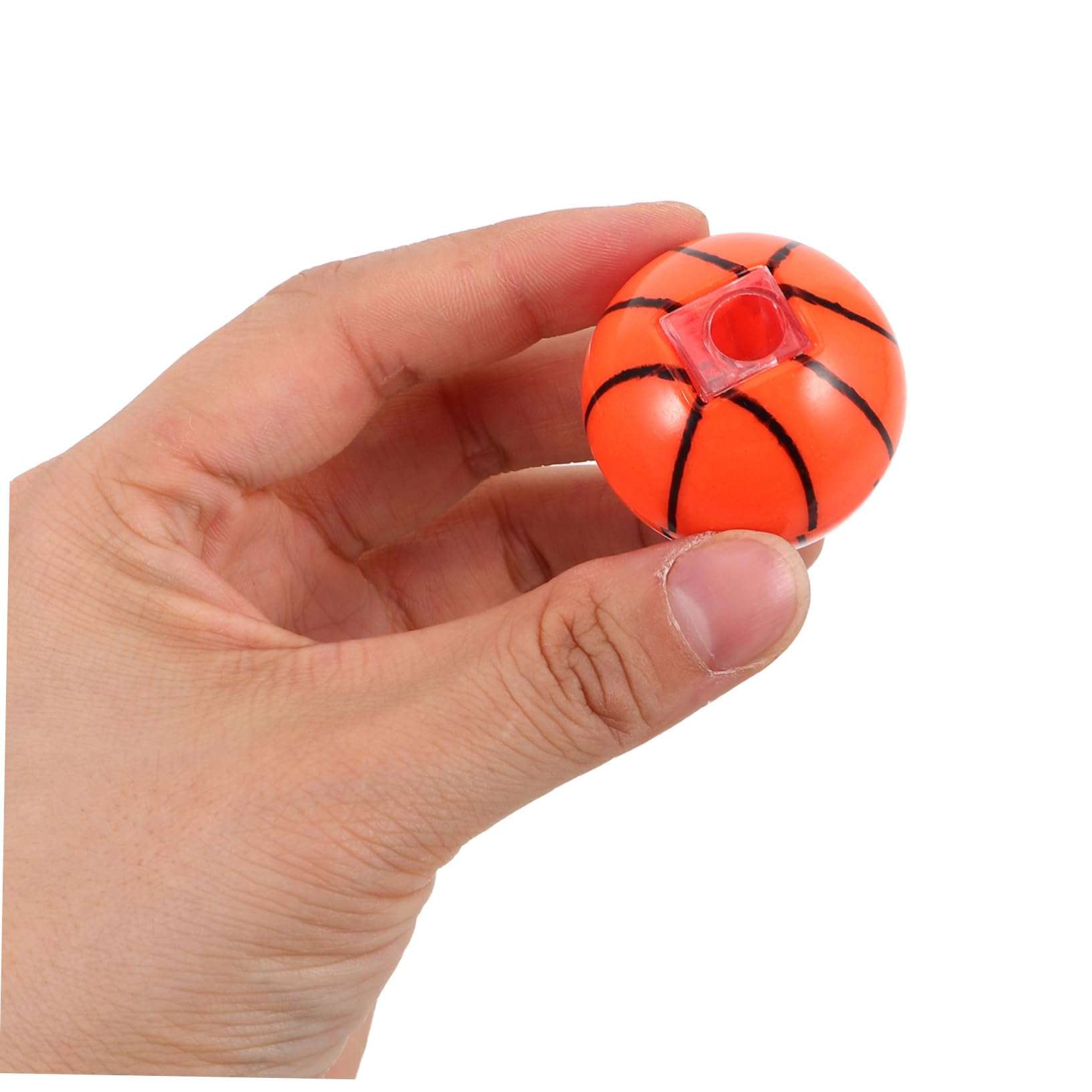 UKCOCO 20Pcs Basketball Pencil Sharpeners Portable Manual Single Hole Design Efficient Handheld Sharpeners for Students Office Supplies Lightweight Durable Construction 5