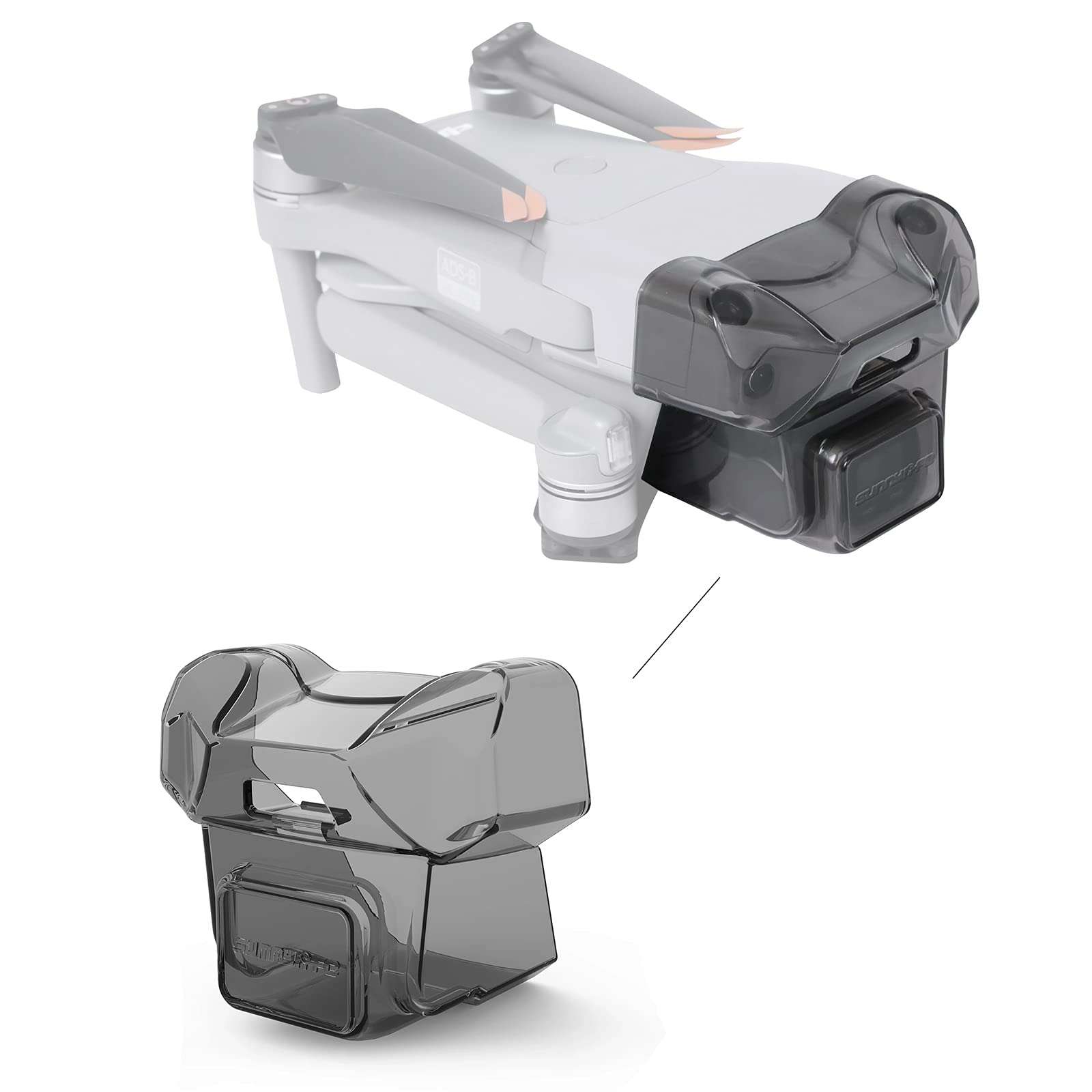 INSYOO Original Air 2S Gimbal Camera 5.4K, Standard Prime Lens, Fixed Focus, Optical Image Stabilization, DJI Mount, Metal and Plastic Construction, Grey 5