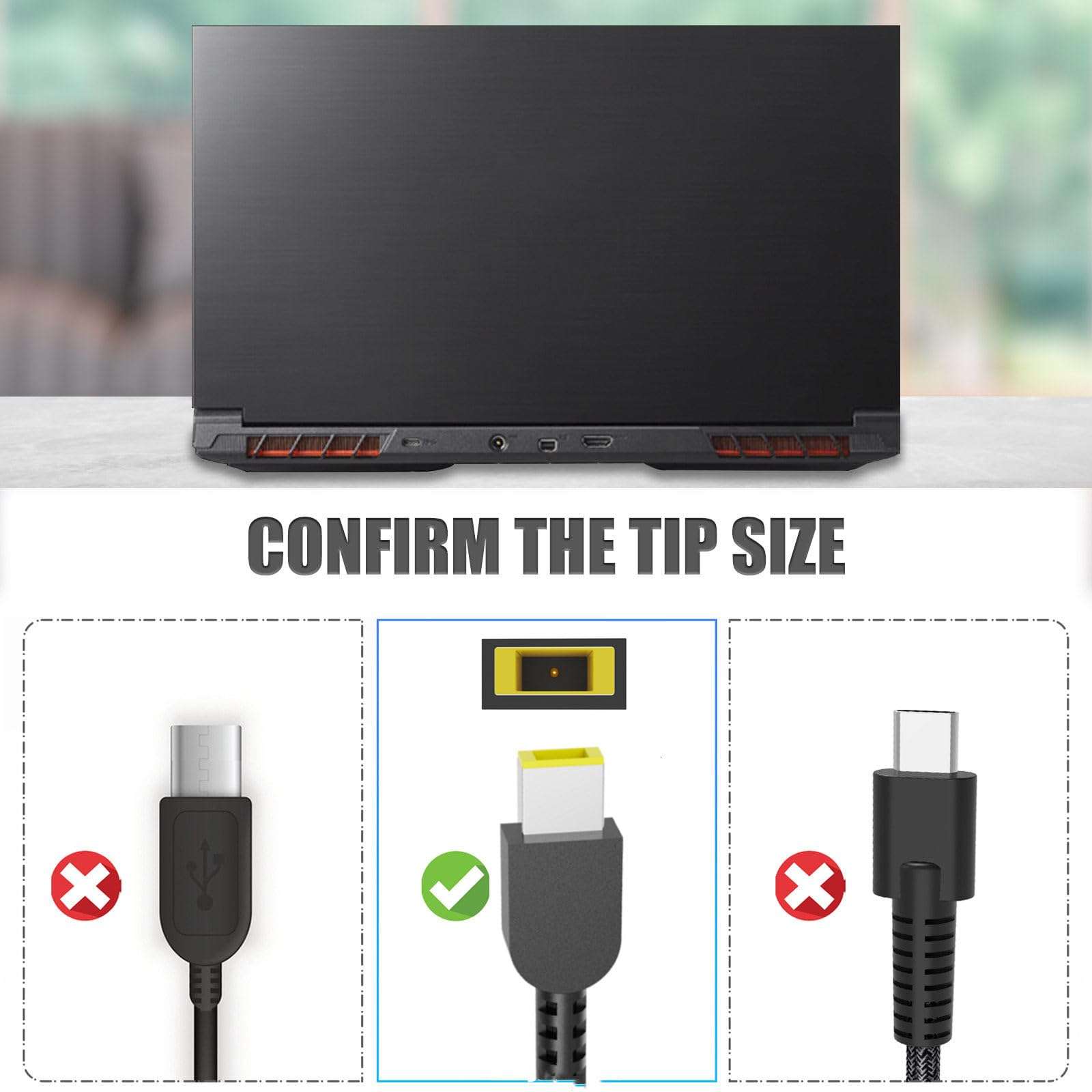 400W 20V 20A AC Charger Compatible with Lenovo Legion Pro 7i 9i 16" Gen 10 Legion Pro 7 16IAX10H 83F5 RTX 5090 ADL400SCC3A ADL330SDC3A Laptop Power Supply Adapter 3