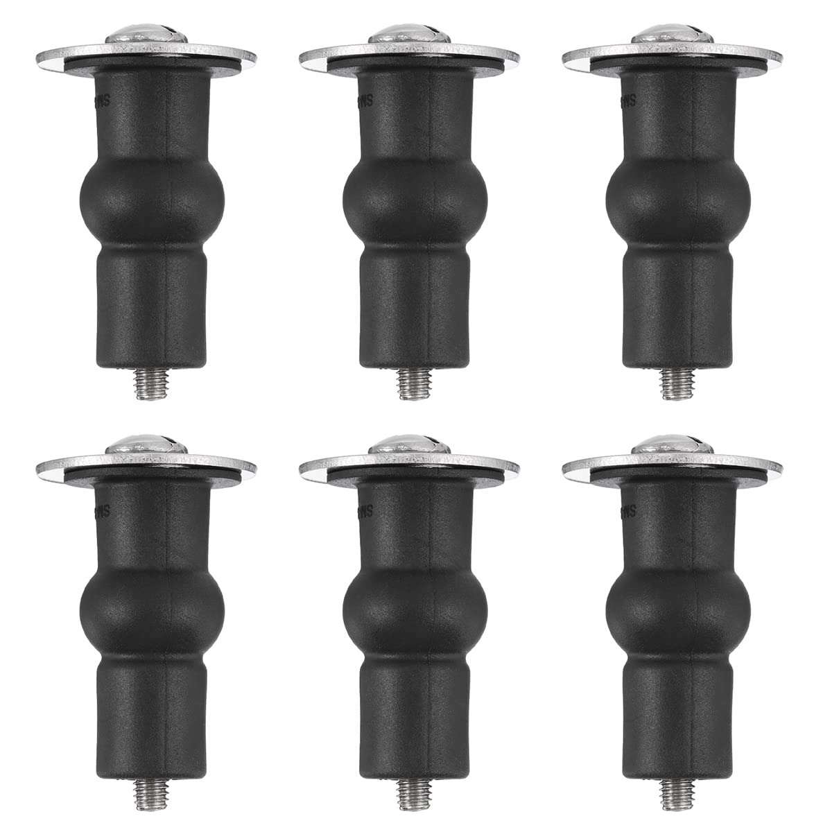 6pcs Toilet Screw Toilet Seat Cover Bolt Toilet Seat Screws Toilet Seat Fixing Accessories Toilet Seat Fixing Screws Toilet Seat Replacement Bolt Toilet Seat Fixed Accessories 1