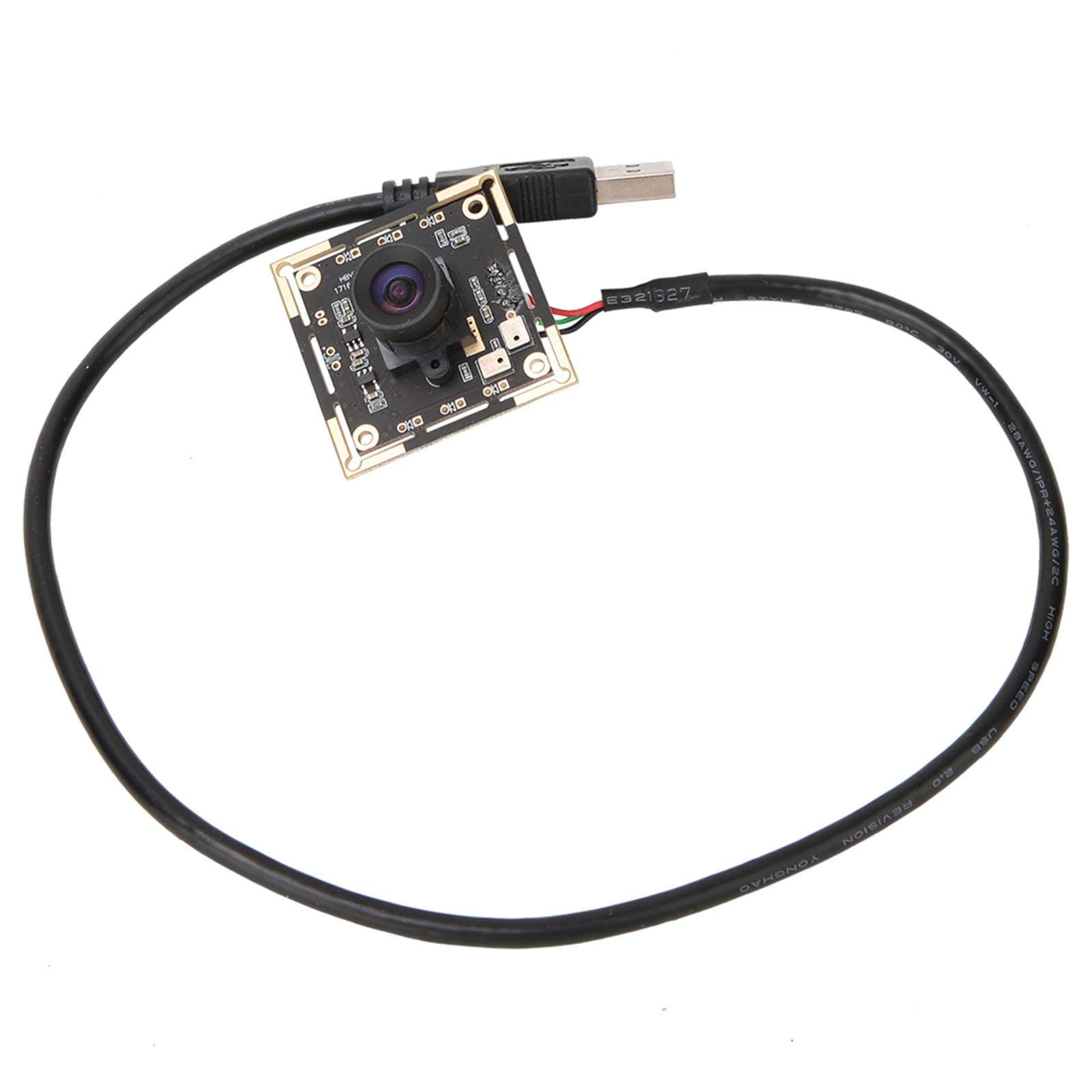 Mavaol USB Camera Module 1920x1080 Resolution, Wide Angle 100° Lens, Built in Microphone, Plug and Play, for Security, POS Systems, Surveillance, Industrial Use 3