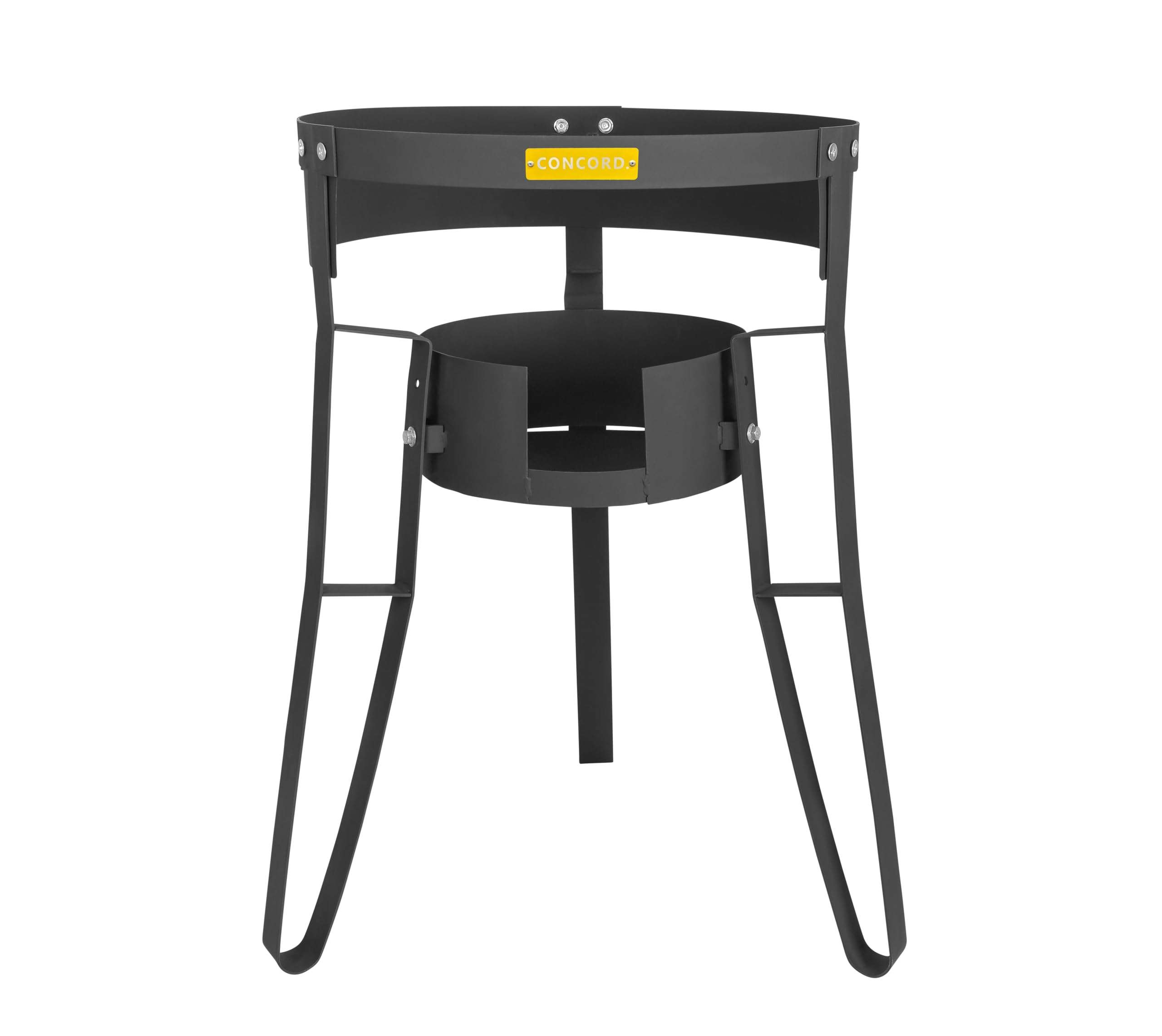 Concord 30" Powder Coated Steel Comal Stand with Adjustable Burner Mounting Rack. Great for Discada, Street Vendor, Tacos, Etc. 1