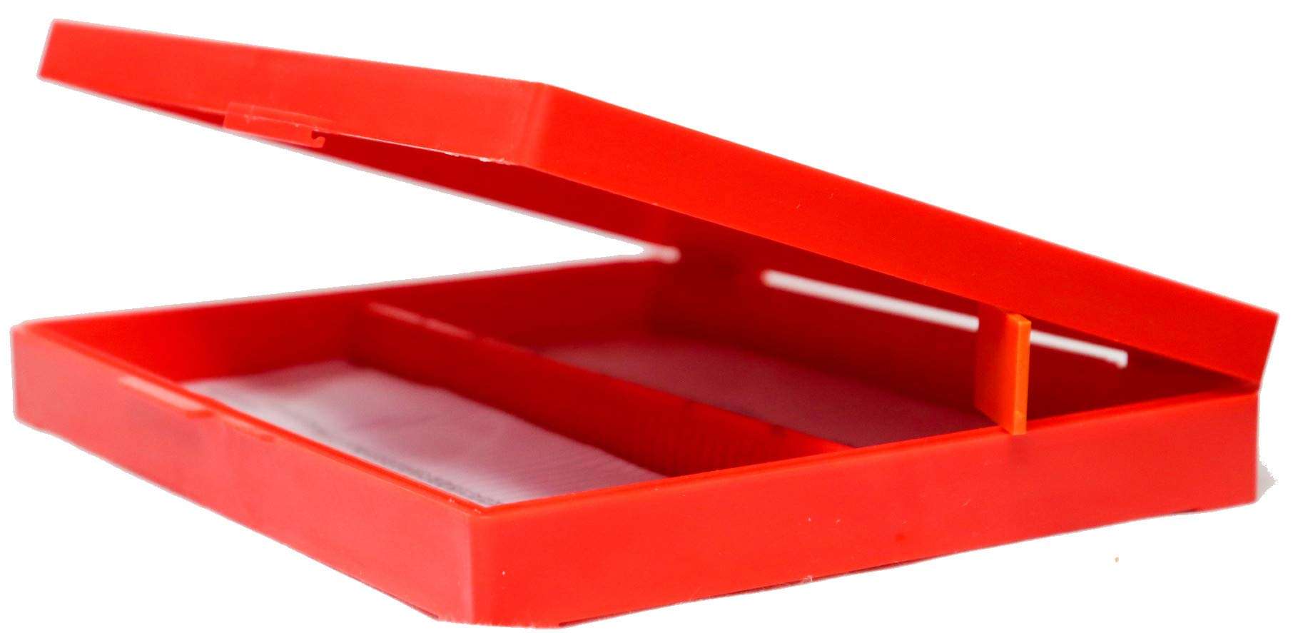 Labworld slide box 100 slides pack of 2 with index holder prepared microscope slides,side box plastic 5