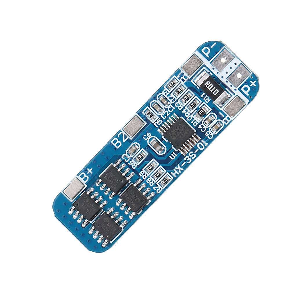 DollaTek 2Pcs 3S 12V 18650 10A BMS Charger Li-ion Lithium Battery Protection Board Circuit Board 10.8V 11.1V 12.6V 3