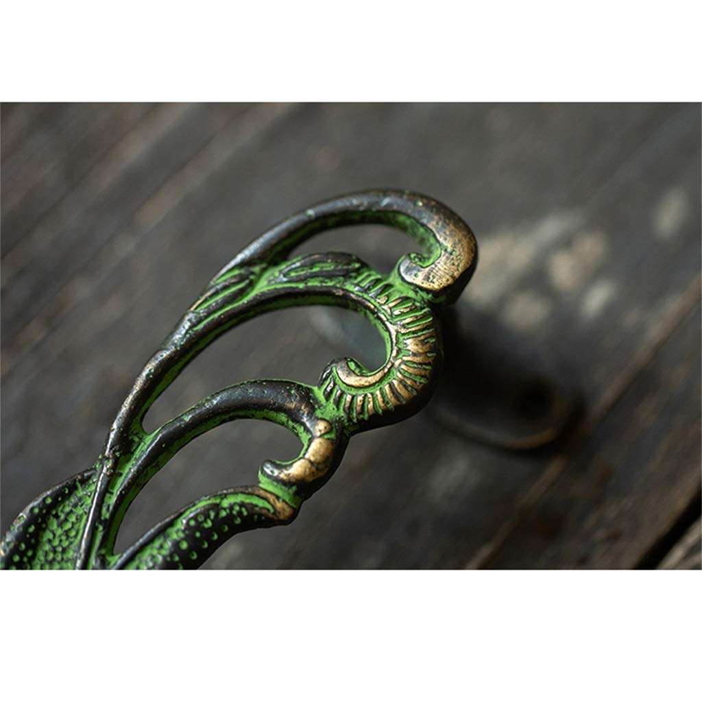 AWCPP Sliding Door Handle, Nordic Vintage Entrance Gate Closet Door Hardware Accessories Creative Door Handle,Bronze 2