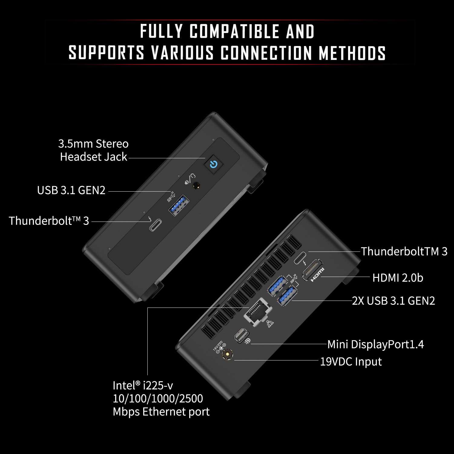 Intel Mini PC, Intel NUC 11 Barebone with Intel Core i7-1165G7(4C/8T, Up to 4.7 GHz), Intel Mini Comoputer Support 8K, Bluetooth 5.2, WIFI6, 2 x Thunderbolt 3, 1 x HDMI 2.0. NO SSD. NO RAM. NO OS. 5