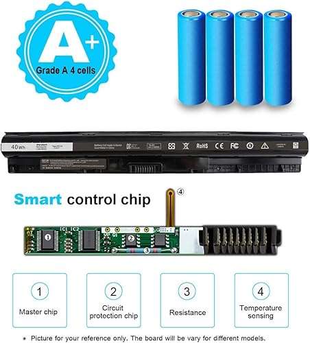 40W 14.8V M5Y1K Battery for Dell Inspiron 15 3000 5000 3558 3451 5552 3458 5566 5558 5559 6YFVW VN3N0 GXVJ3 W6D4J HD4J0 4WY7C Notebook Pc Battery 5