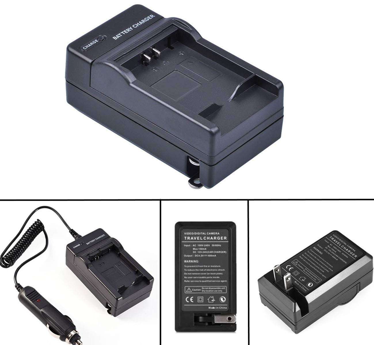 Battery Charger for Sony Cyber-Shot DSC-W70, DSC-W80, DSC-W90, DSC-W100 Digital Camera 4