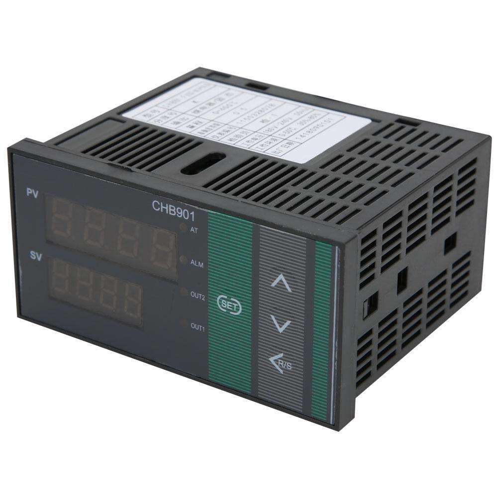 HYY-YY Temperature Controller CHB901, Thermostat Intelligent Digital Display Temperature Controller Relay/SSR Output AC180-240V 0-400℃ 6