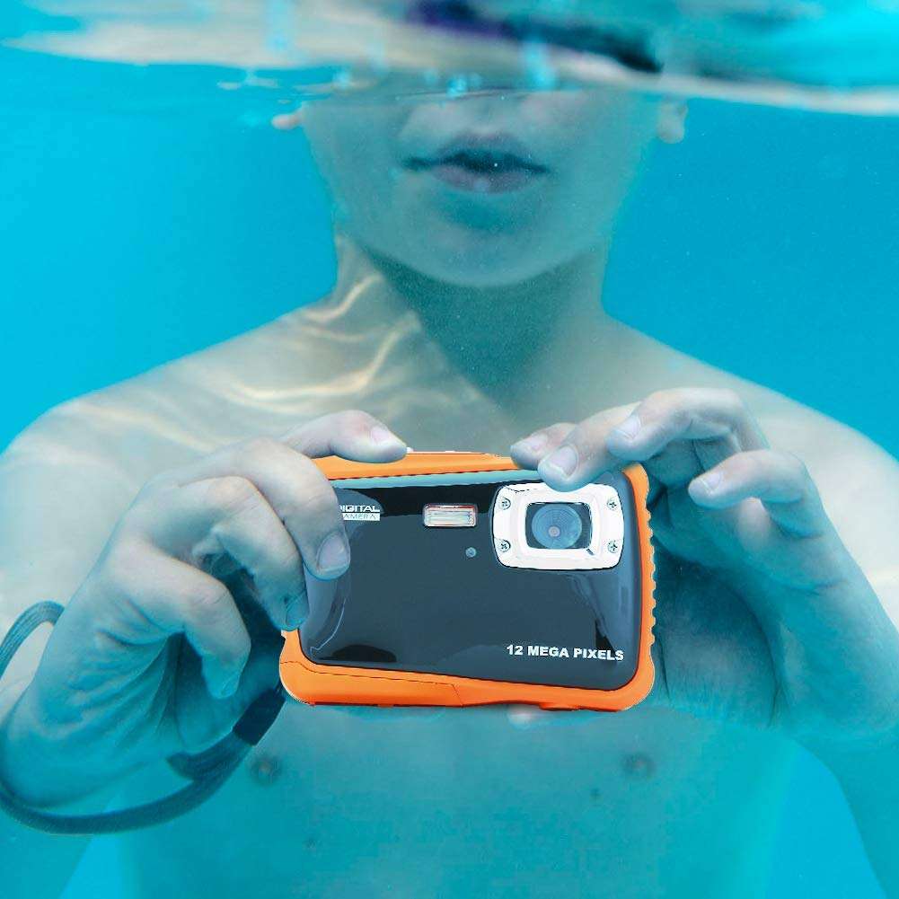 Plyisty Underwater Camcorder, Toy Gift Cute Durable Kids Camera, Girls for Boys 1