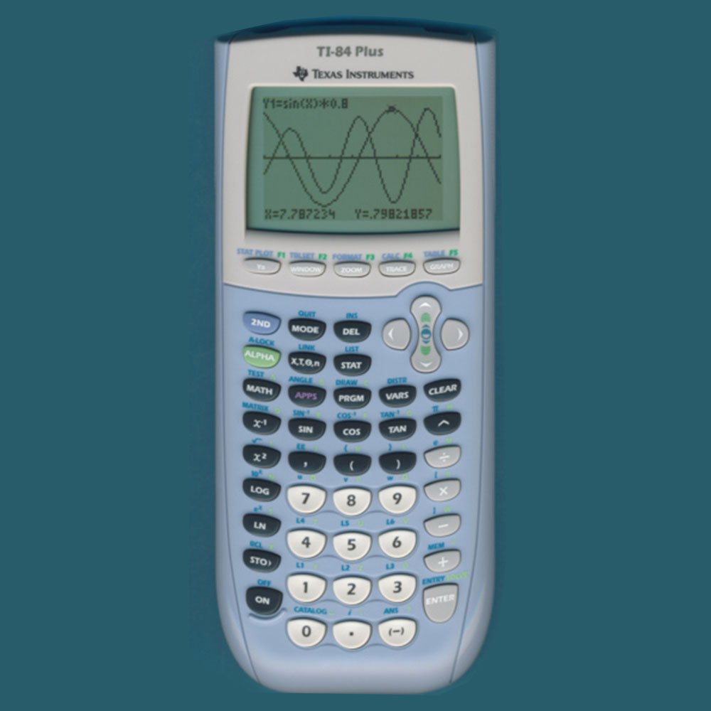 Texas Instruments TI-84 Plus Graphing Calculator - Light Blue